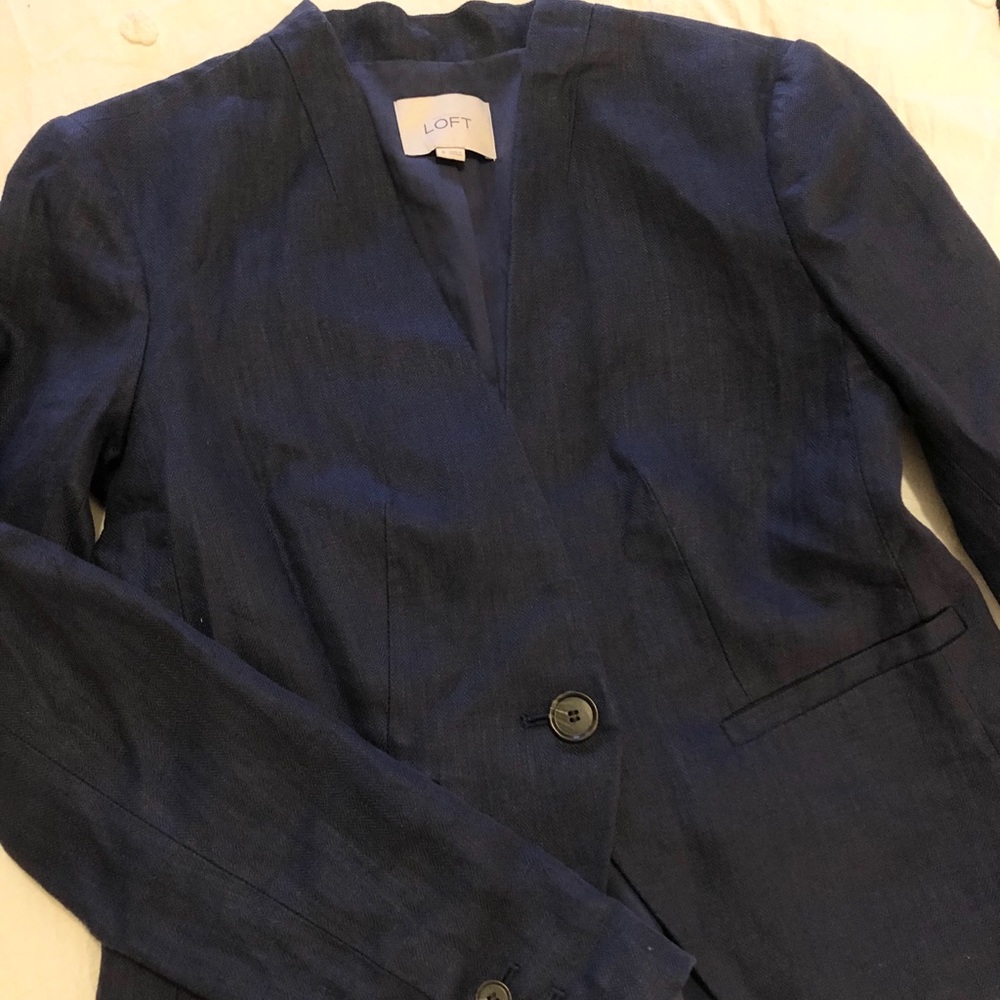 LOFT BLUE BLAZER
